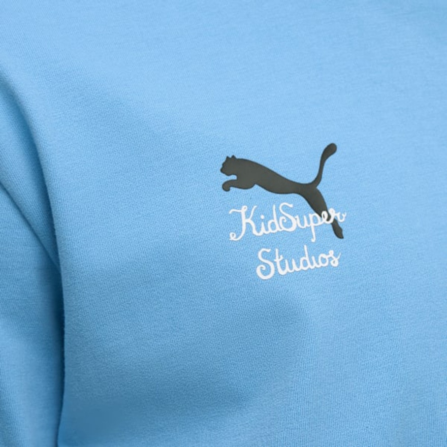 プーマ（PUMA）（メンズ）PUMA×KIDSUPER STUDIOS マンチェスターシティ FC グラフィック 半袖 Tシャツ 60684221