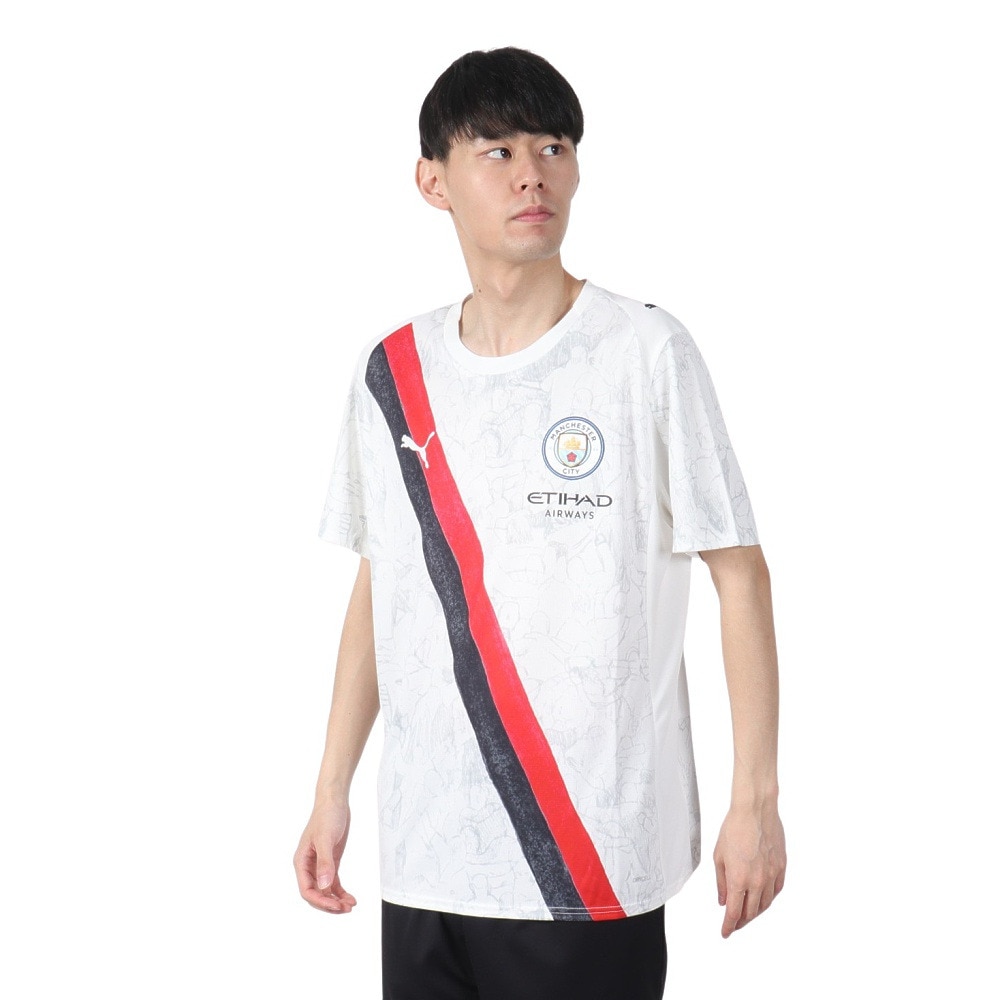 プーマ（PUMA）（メンズ）キッドスーパー マンチェスター・ユナイテッド ジャージ 半袖Tシャツ 78106807