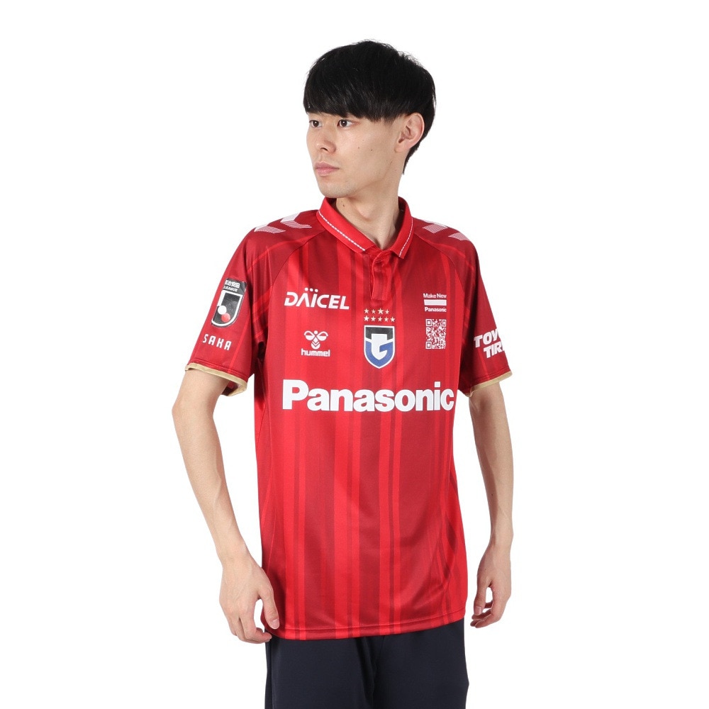 ヒュンメル（hummel）（メンズ）ガンバ大阪 2025 ホーム 半袖レプリカユニフォームシャツ HAG1060GOR-20