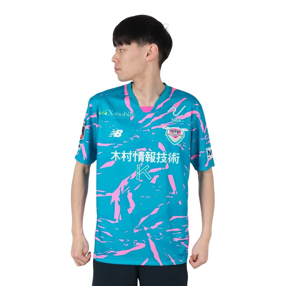 ニューバランス（new balance）（メンズ）サガン鳥栖　2025　FP1stレプリカユニフォーム 半袖ジャージz AMT55226HME
