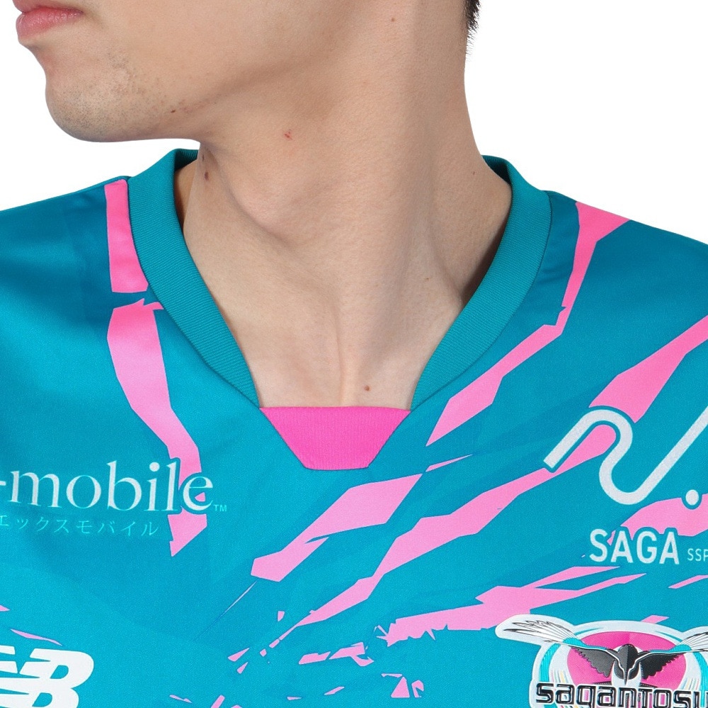 ニューバランス（new balance）（メンズ）サガン鳥栖　2025　FP1stレプリカユニフォーム 半袖ジャージz AMT55226HME