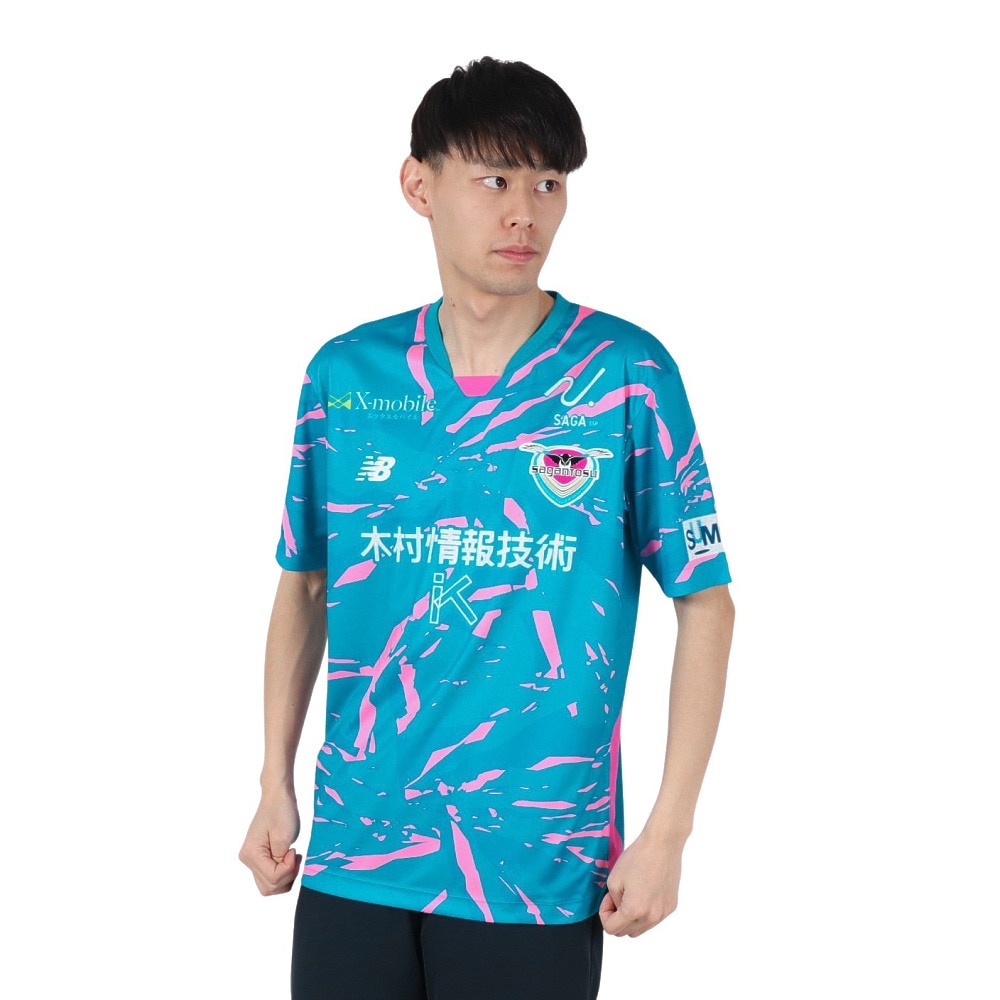 ニューバランス（new balance）（メンズ）サガン鳥栖　2025　FP1stレプリカユニフォーム 半袖ジャージz AMT55226HME
