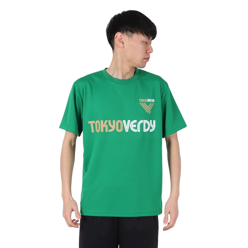 東京ヴェルディ（メンズ、レディース）ベーシックTシャツ ロゴ グリーン