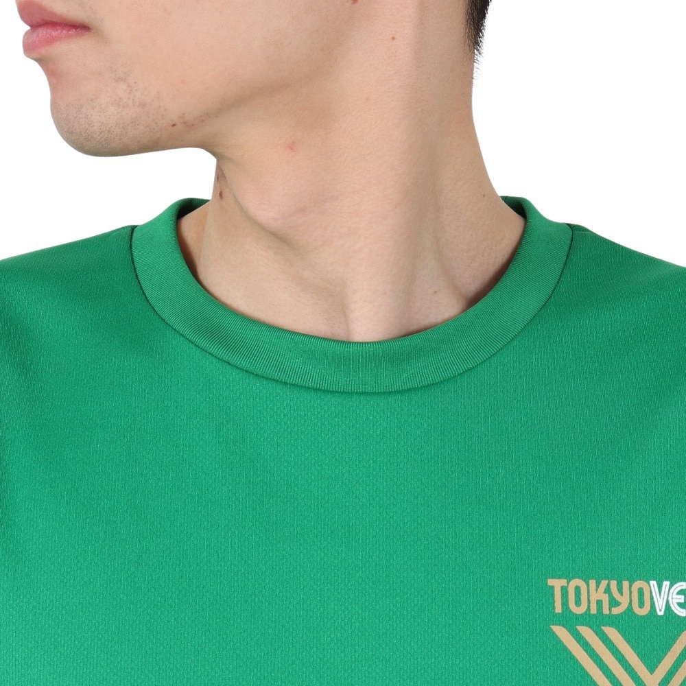 東京ヴェルディ（メンズ、レディース）ベーシックTシャツ ロゴ グリーン