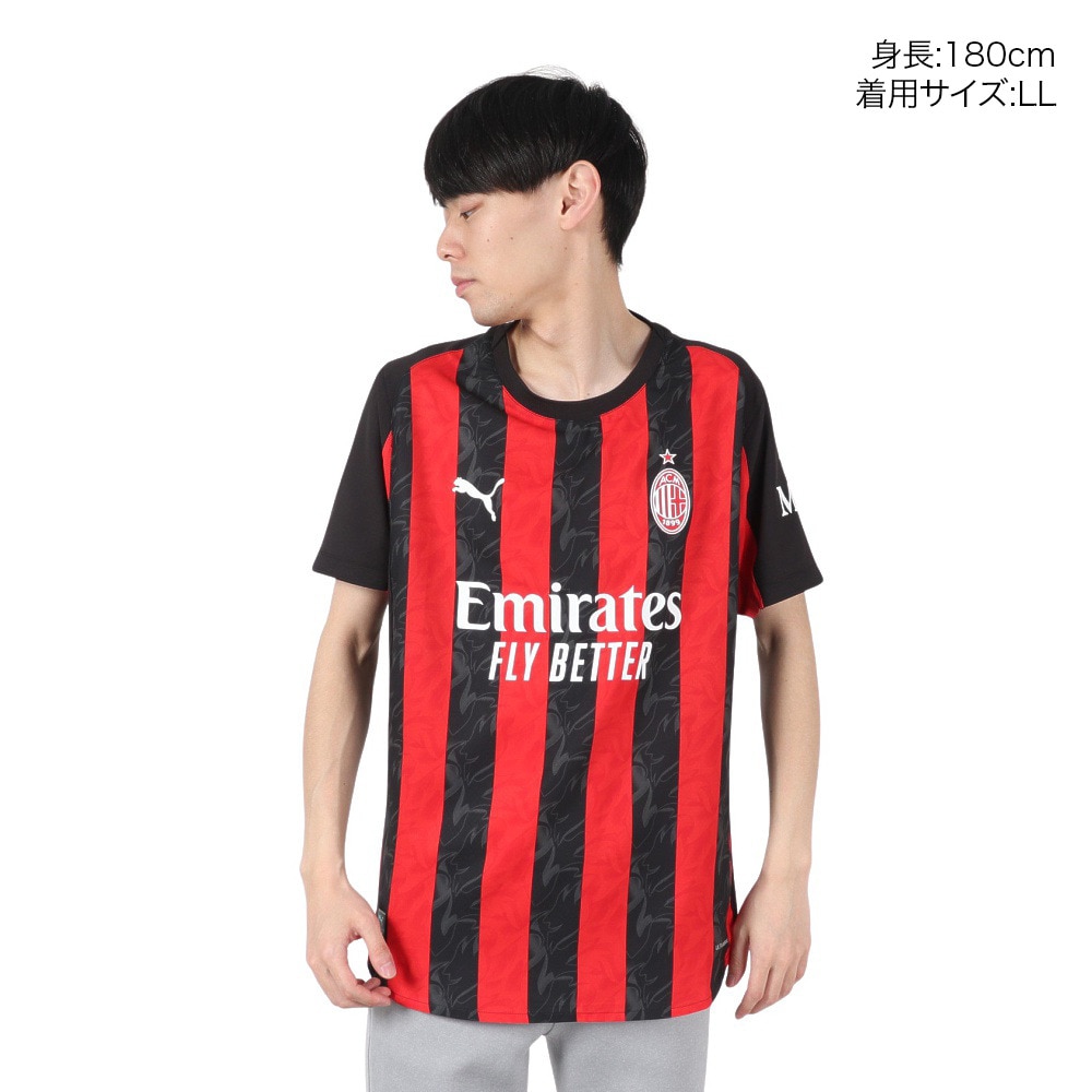 プーマ（PUMA）（メンズ）サッカー ACミラン 2025-26 半袖 ユニホーム オーセンティック 77996101