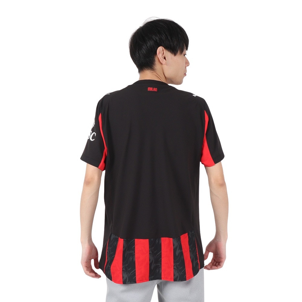 プーマ（PUMA）（メンズ）サッカー ACミラン 2025-26 半袖 ユニホーム オーセンティック 77996101