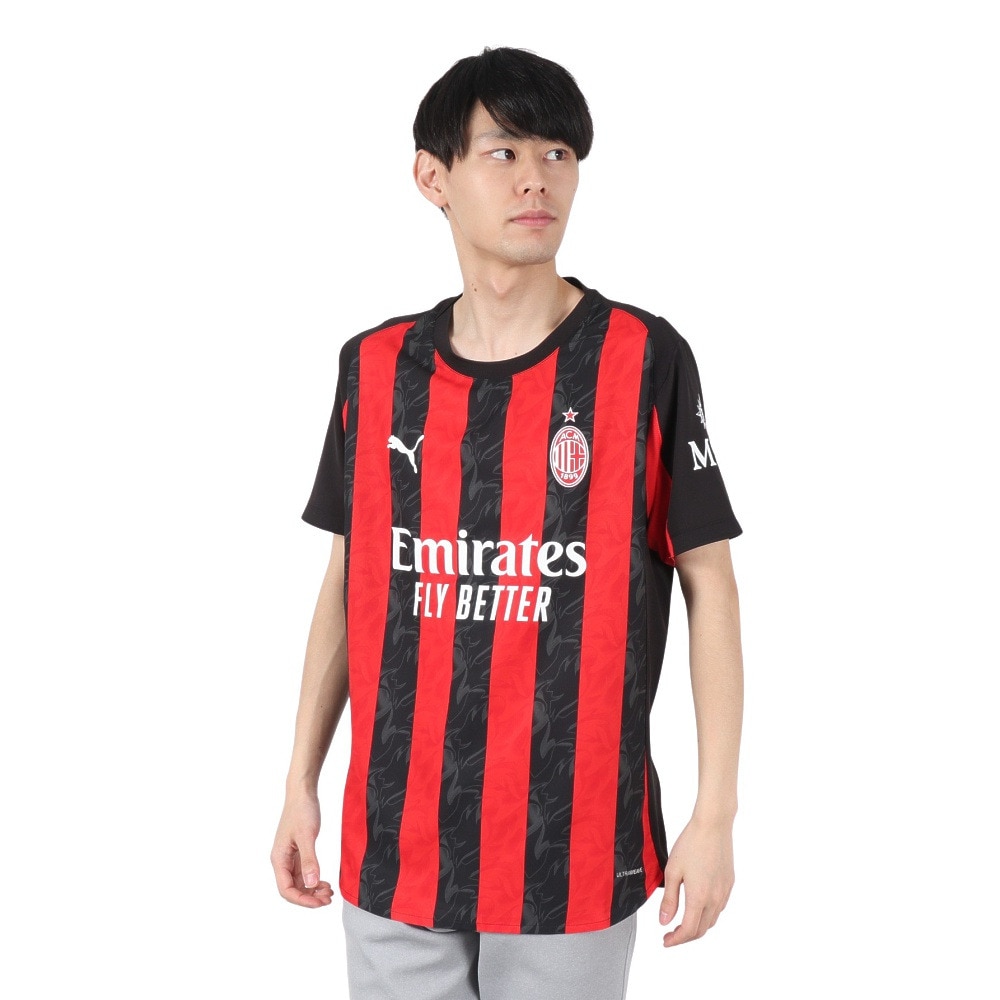 プーマ（PUMA）（メンズ）サッカー ACミラン 2025-26 半袖 ユニホーム オーセンティック 77996101