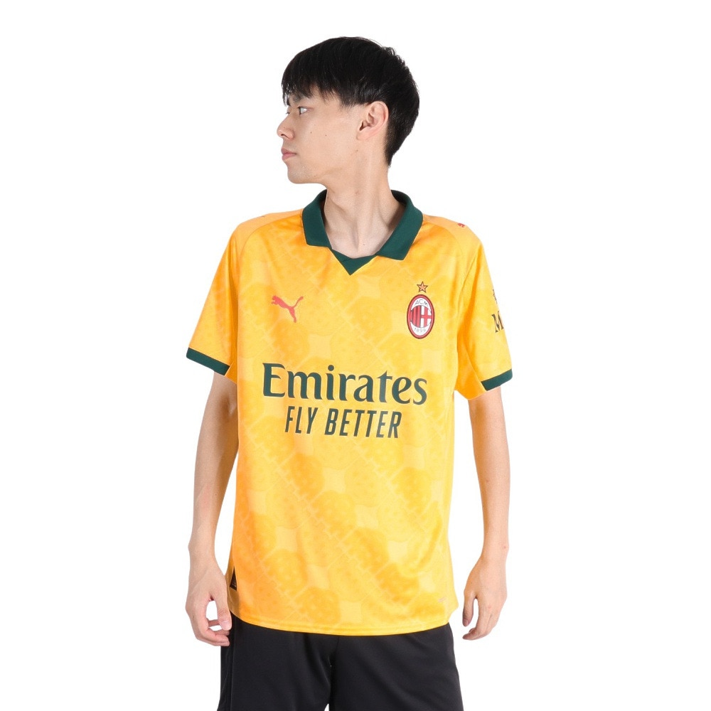 プーマ（PUMA）（メンズ）ACミラン ACM THIRD ジャージ レプリカ 半袖シャツ 77997903
