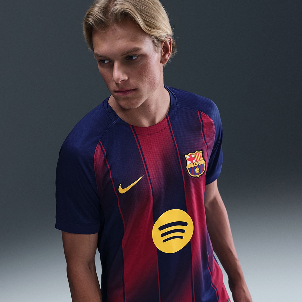 ナイキ（NIKE）（メンズ、レディース）FC Barcelona 2025/26 Stadium Home 半袖トップ H HJ4590-456