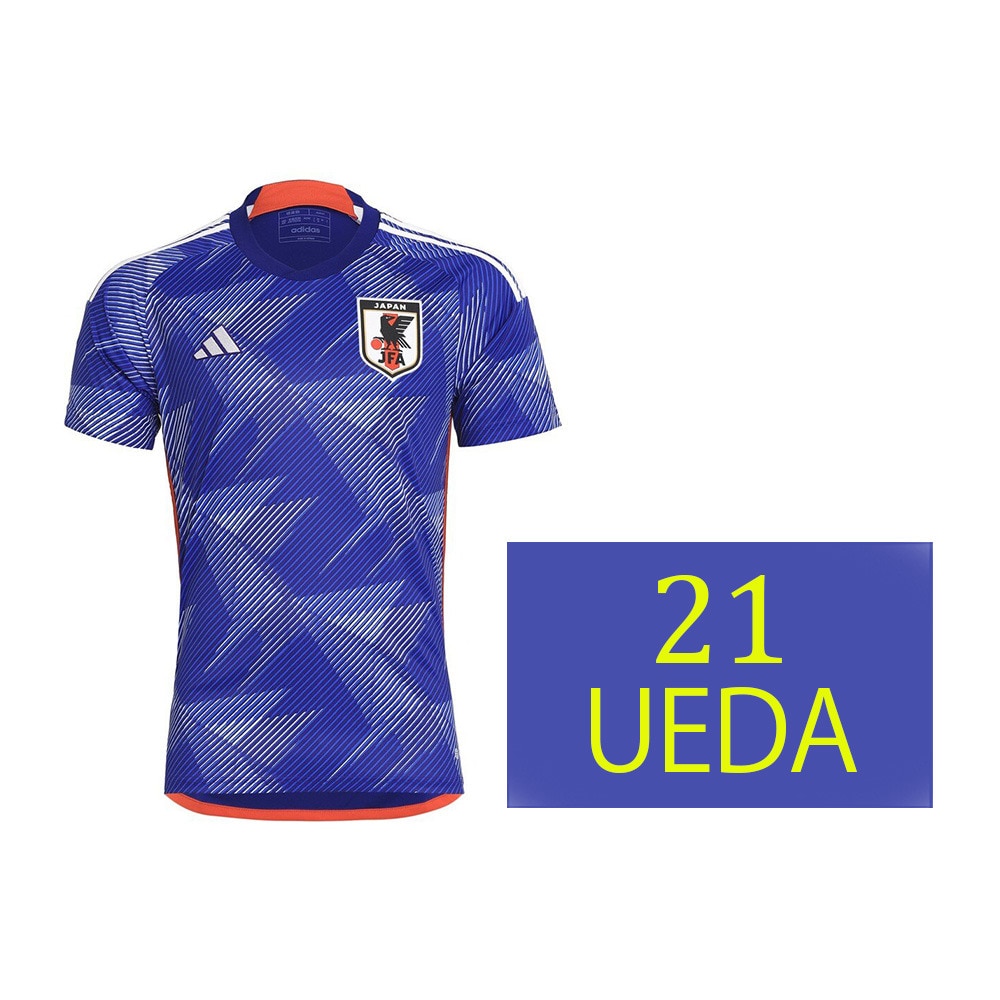アディダス（adidas）（メンズ）アディダス サッカー日本代表 2022 ホーム レプリカ ユニフォーム 背番号 21 上田 綺世  SX012-HF1845