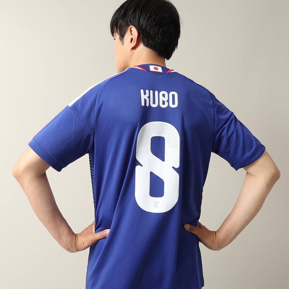 アディダス（adidas）（メンズ）アディダス サッカー日本代表 2026 ホーム レプリカ ユニフォーム 背番号 8 久保 建英 DAZ45-KD3345
