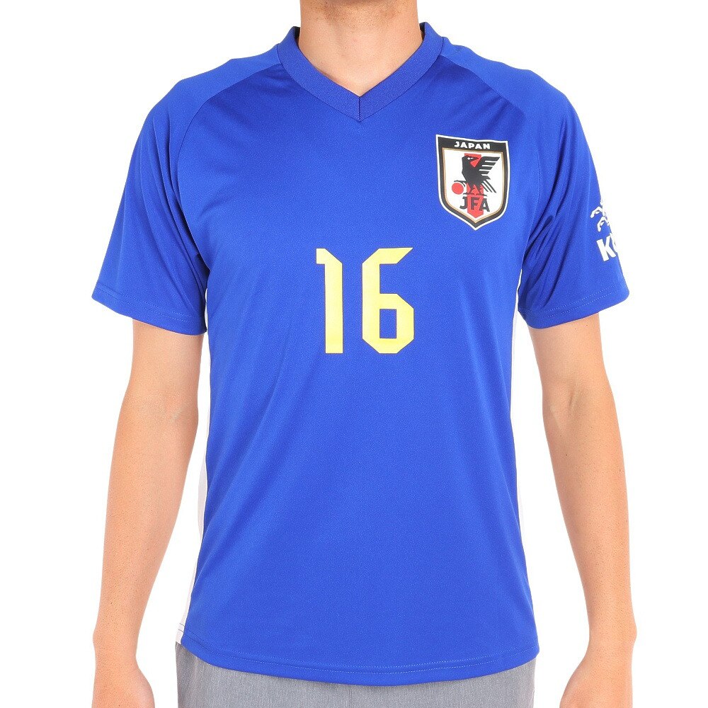 日本サッカー協会（JFA ）（メンズ、レディース）サッカー 日本代表 プレーヤーズTシャツ Mサイズ 16 冨安健洋 O5-058