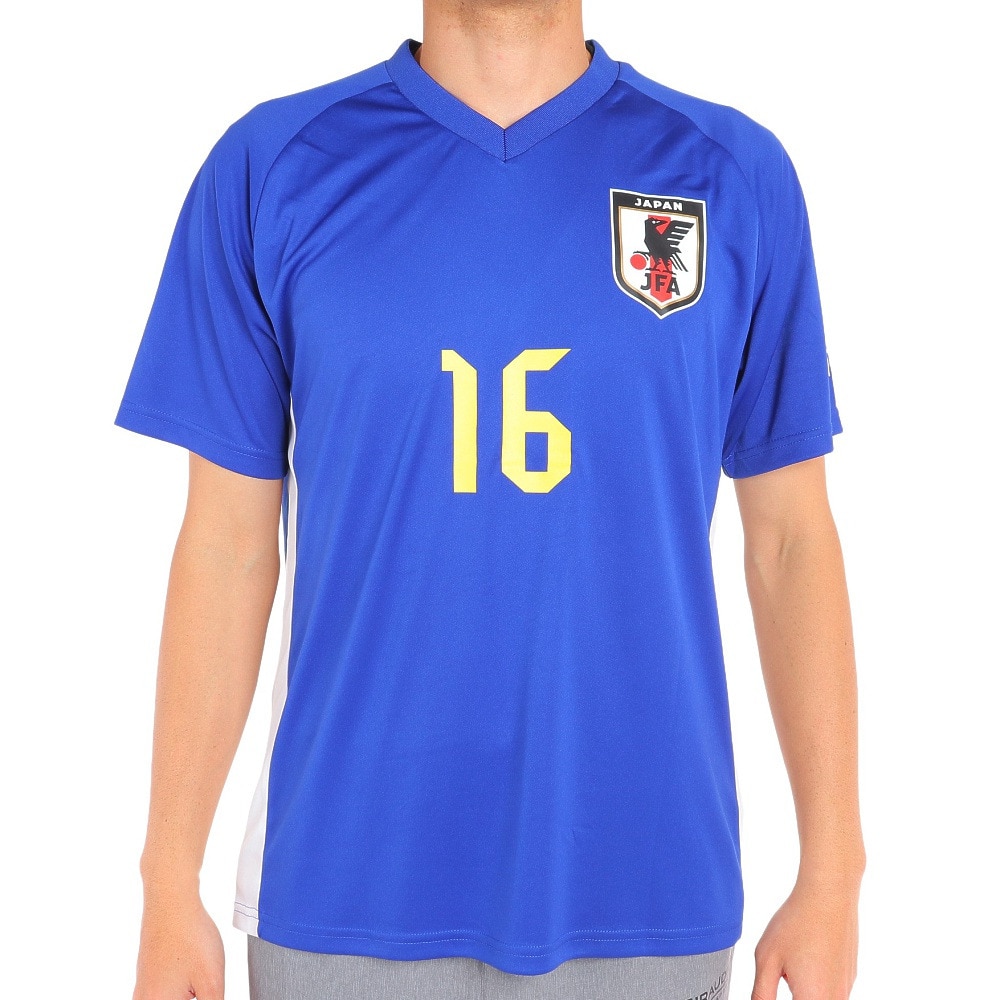 日本サッカー協会（JFA ）（メンズ、レディース）サッカー 日本代表 プレーヤーズTシャツ Lサイズ 16 冨安健洋 O5-059