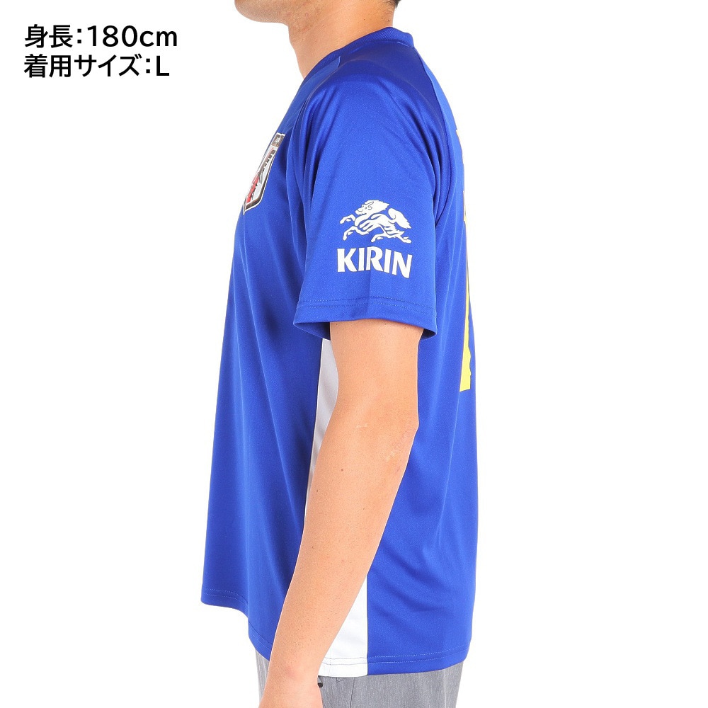 日本サッカー協会（JFA ）（メンズ、レディース）サッカー 日本代表 プレーヤーズTシャツ Lサイズ 16 冨安健洋 O5-059