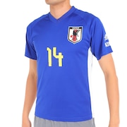 日本サッカー協会（JFA ）（メンズ、レディース）サッカー 日本代表 プレーヤーズTシャツ Sサイズ 14 伊東純也 O5-081