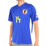 日本サッカー協会（JFA ）（メンズ、レディース）サッカー 日本代表 プレーヤーズTシャツ Lサイズ 14 伊東純也 O5-083