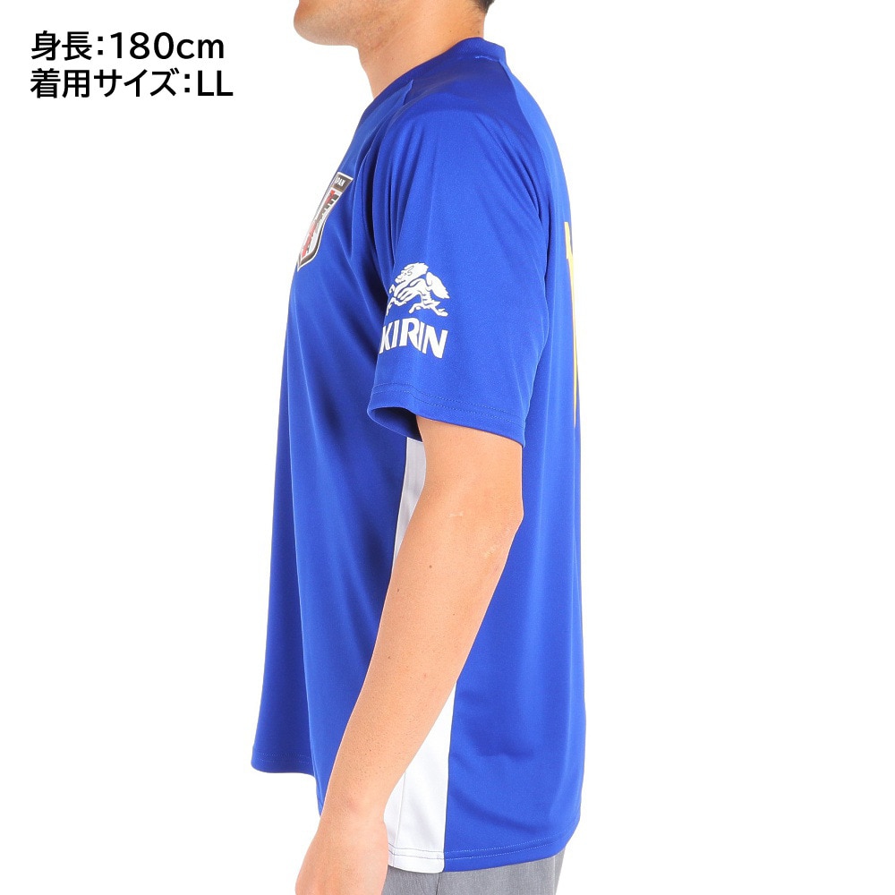 日本サッカー協会（JFA）（メンズ、レディース）サッカー 日本代表 プレーヤーズTシャツ XLサイズ 14 伊東純也 O5-084