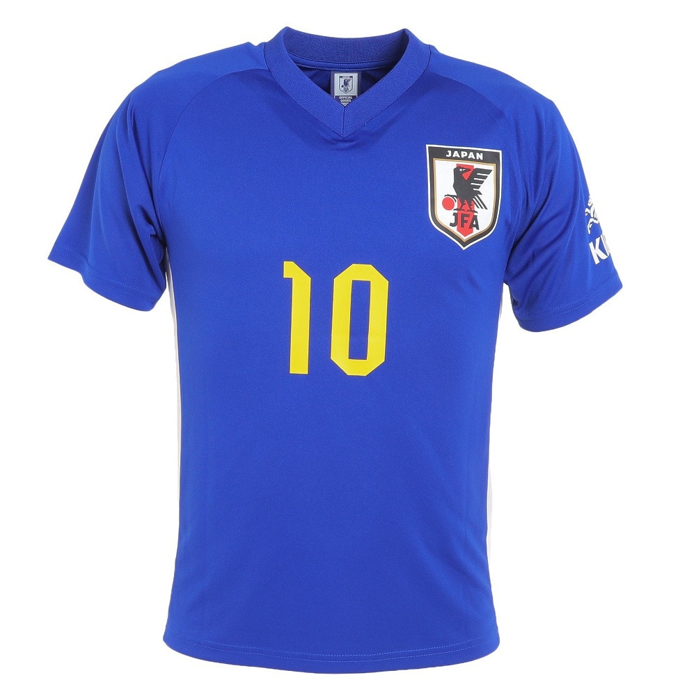 日本サッカー協会（JFA ）（メンズ、レディース）サッカー 日本代表 プレーヤーズTシャツ XSサイズ 10 南野拓実 O5-086