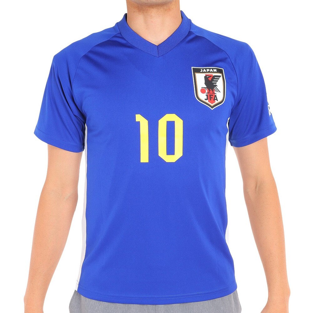 JFA（メンズ、レディース）サッカー 日本代表 プレーヤーズTシャツ Sサイズ 10 南野拓実 O5-087