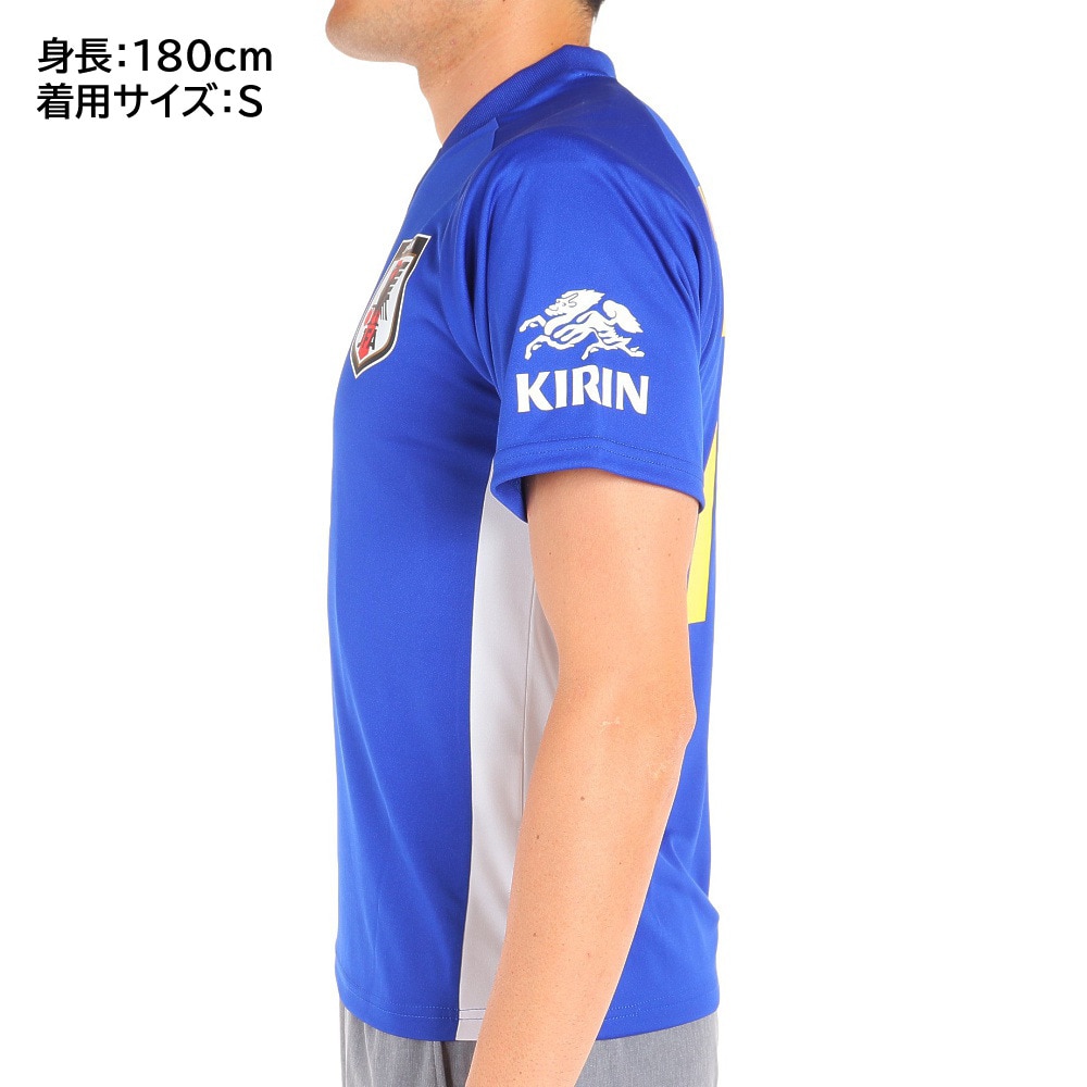 JFA（メンズ、レディース）サッカー 日本代表 プレーヤーズTシャツ Sサイズ 10 南野拓実 O5-087