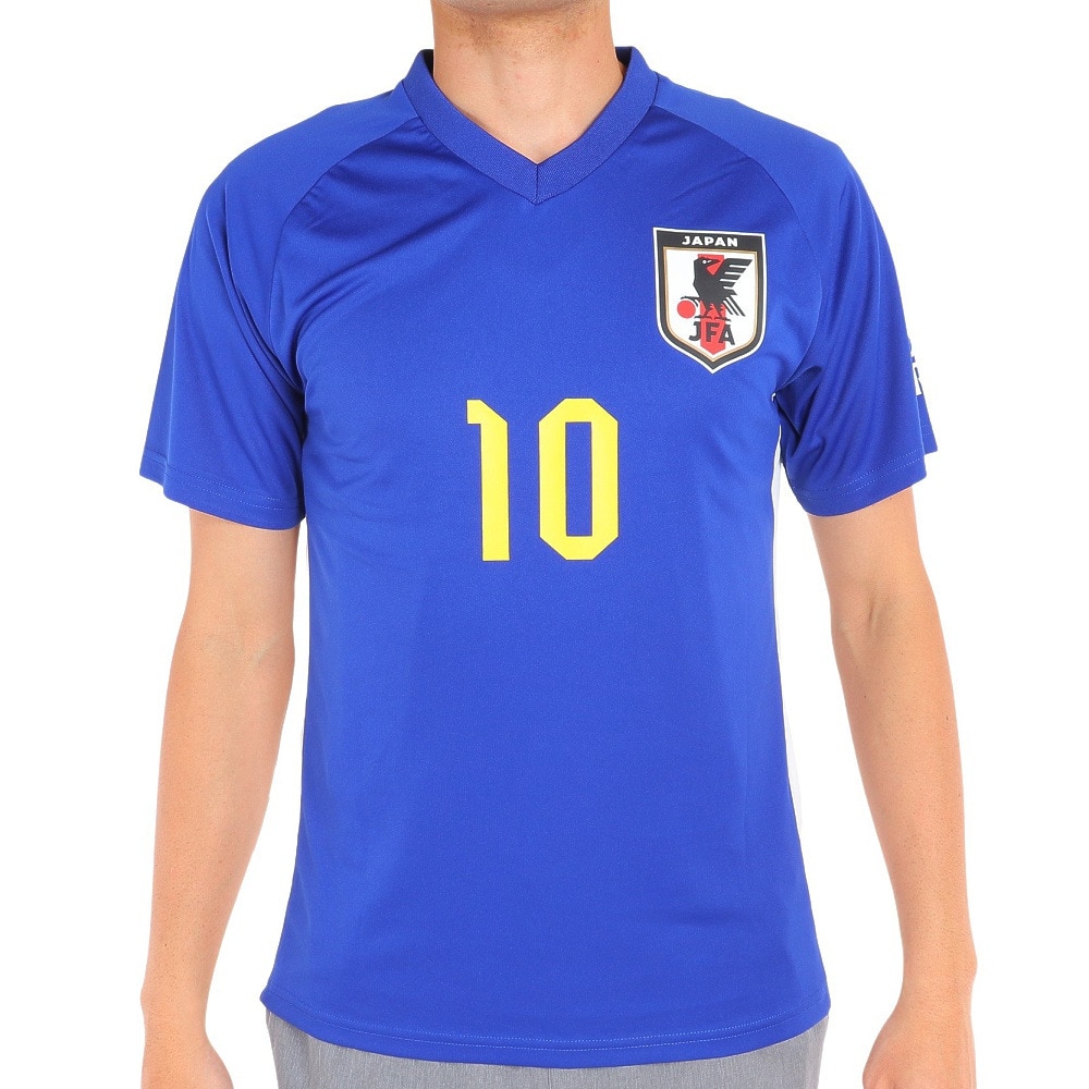 JFA（メンズ、レディース）サッカー 日本代表 プレーヤーズTシャツ Mサイズ 10 南野拓実 O5-088
