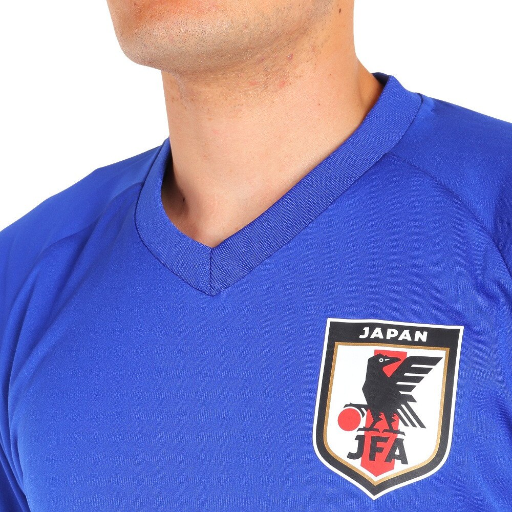 日本サッカー協会（JFA ）（メンズ、レディース）サッカー 日本代表 プレーヤーズTシャツ Lサイズ 10 南野拓実 O5-089