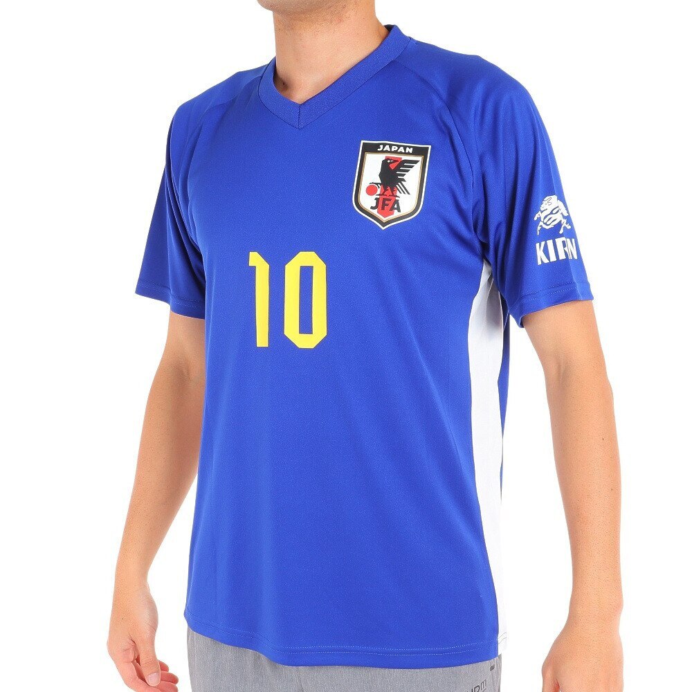 JFA（メンズ、レディース）サッカー 日本代表 プレーヤーズTシャツ XLサイズ 10 南野拓実 O5-090