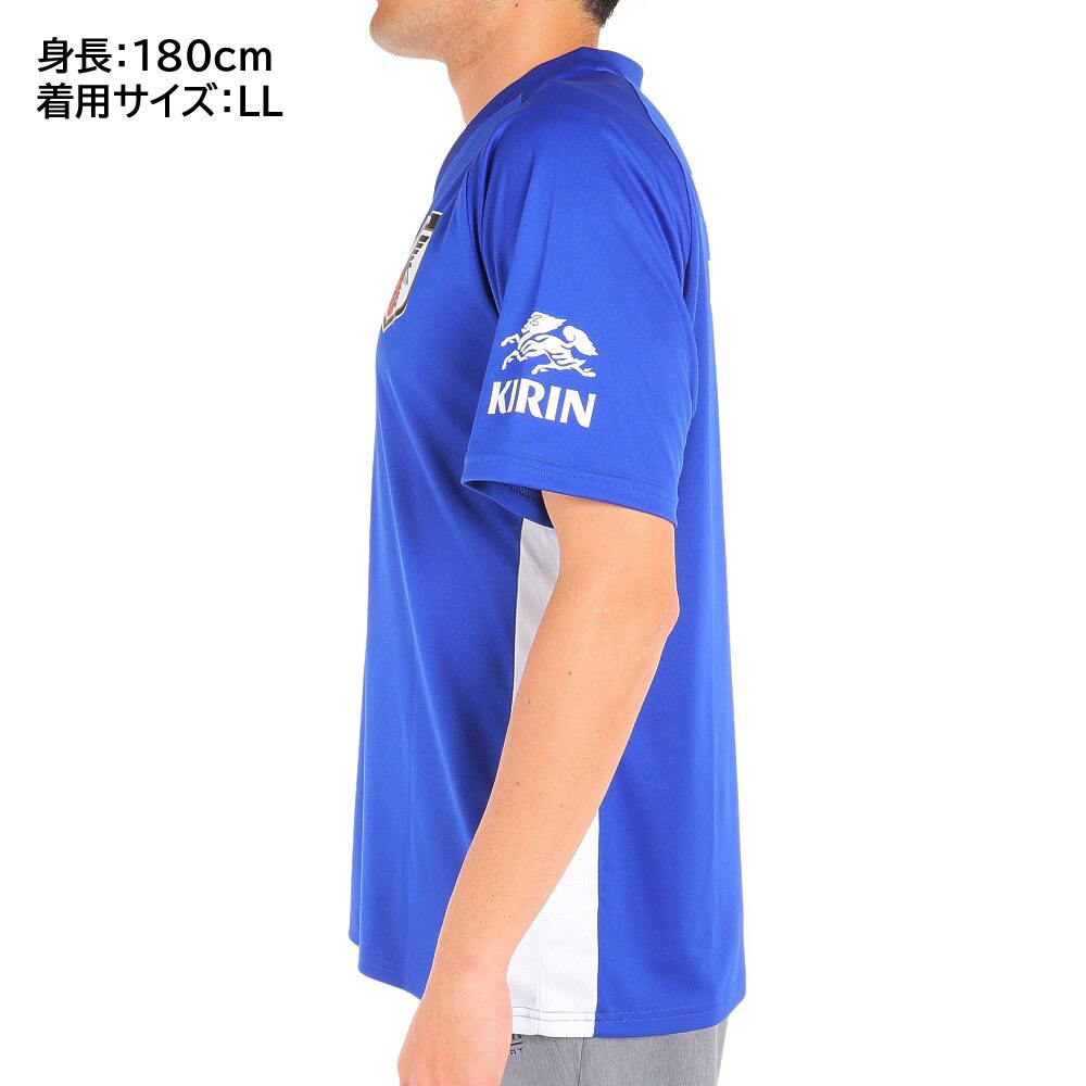 日本サッカー協会（JFA ）（メンズ、レディース）サッカー 日本代表 プレーヤーズTシャツ XLサイズ 10 南野拓実 O5-090