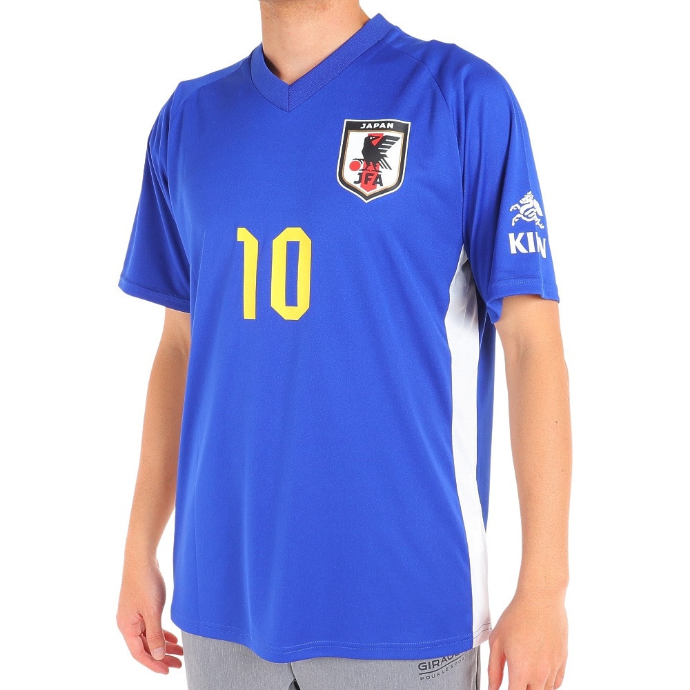 ジェイエフエー（JFA）（メンズ、レディース）サッカー 日本代表 プレーヤーズTシャツ XLサイズ 10 南野拓実 O5-090