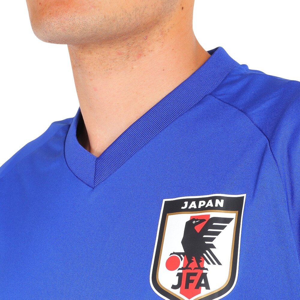 日本サッカー協会（JFA ）（メンズ、レディース）サッカー 日本代表 プレーヤーズTシャツ Lサイズ 18 三笘薫 O5-113