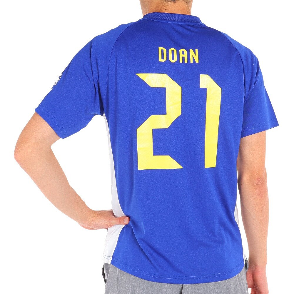 日本サッカー協会（JFA）（メンズ、レディース）サッカー 日本代表 プレーヤーズTシャツ Mサイズ 21 堂安律 O5-124