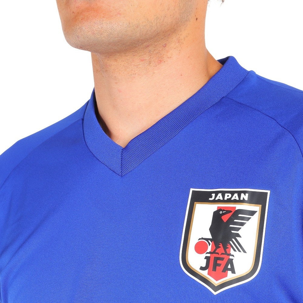 日本サッカー協会（JFA ）（メンズ、レディース）サッカー 日本代表 プレーヤーズTシャツ Lサイズ 21 堂安律 O5-125