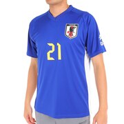 ジェイエフエー（JFA）（メンズ、レディース）サッカー 日本代表 プレーヤーズTシャツ Lサイズ 21 堂安律 O5-125
