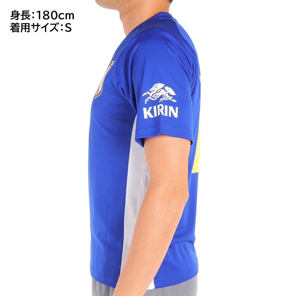 ジェイエフエー（JFA）（メンズ、レディース）サッカー 日本代表 プレーヤーズTシャツ Sサイズ 17 田中碧 O5-135