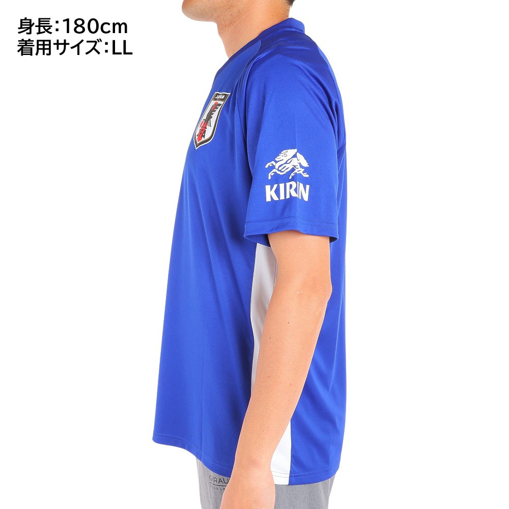 日本サッカー協会（JFA ）（メンズ、レディース）サッカー 日本代表 プレーヤーズTシャツ XLサイズ 17 田中碧 O5-138