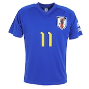 ジェイエフエー（JFA）（メンズ、レディース）サッカー 日本代表 プレーヤーズTシャツ XSサイズ 11 久保建英 O5-140