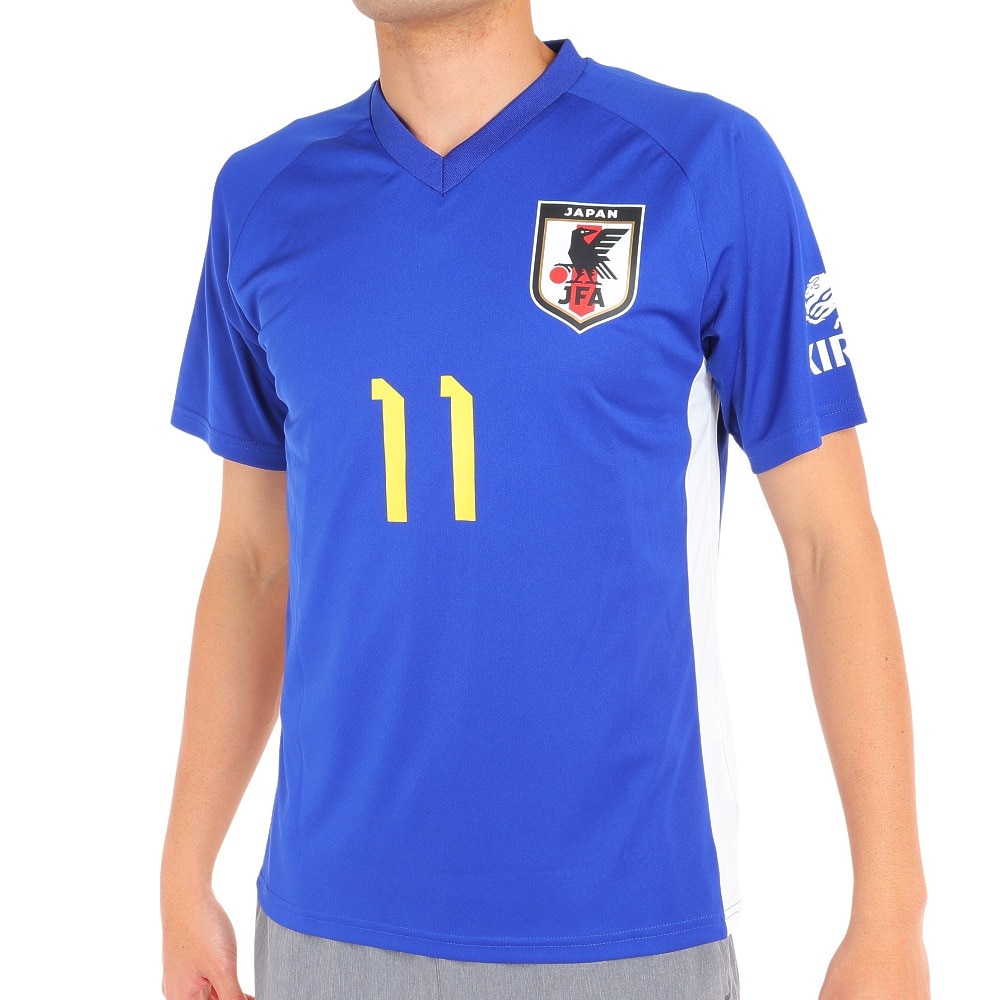 JFA（メンズ、レディース）サッカー 日本代表 プレーヤーズTシャツ Mサイズ 11 久保建英 O5-142