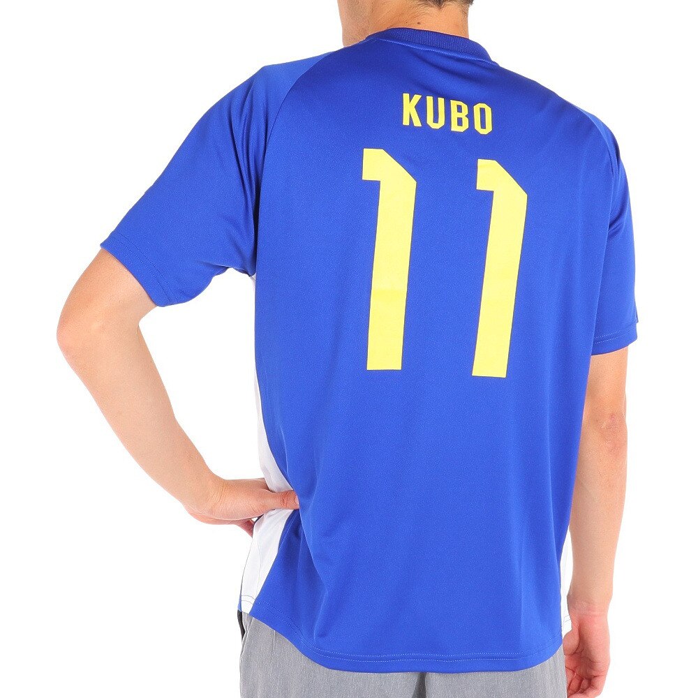 JFA（メンズ、レディース）サッカー 日本代表 プレーヤーズTシャツ Lサイズ 11 久保建英 O5-143