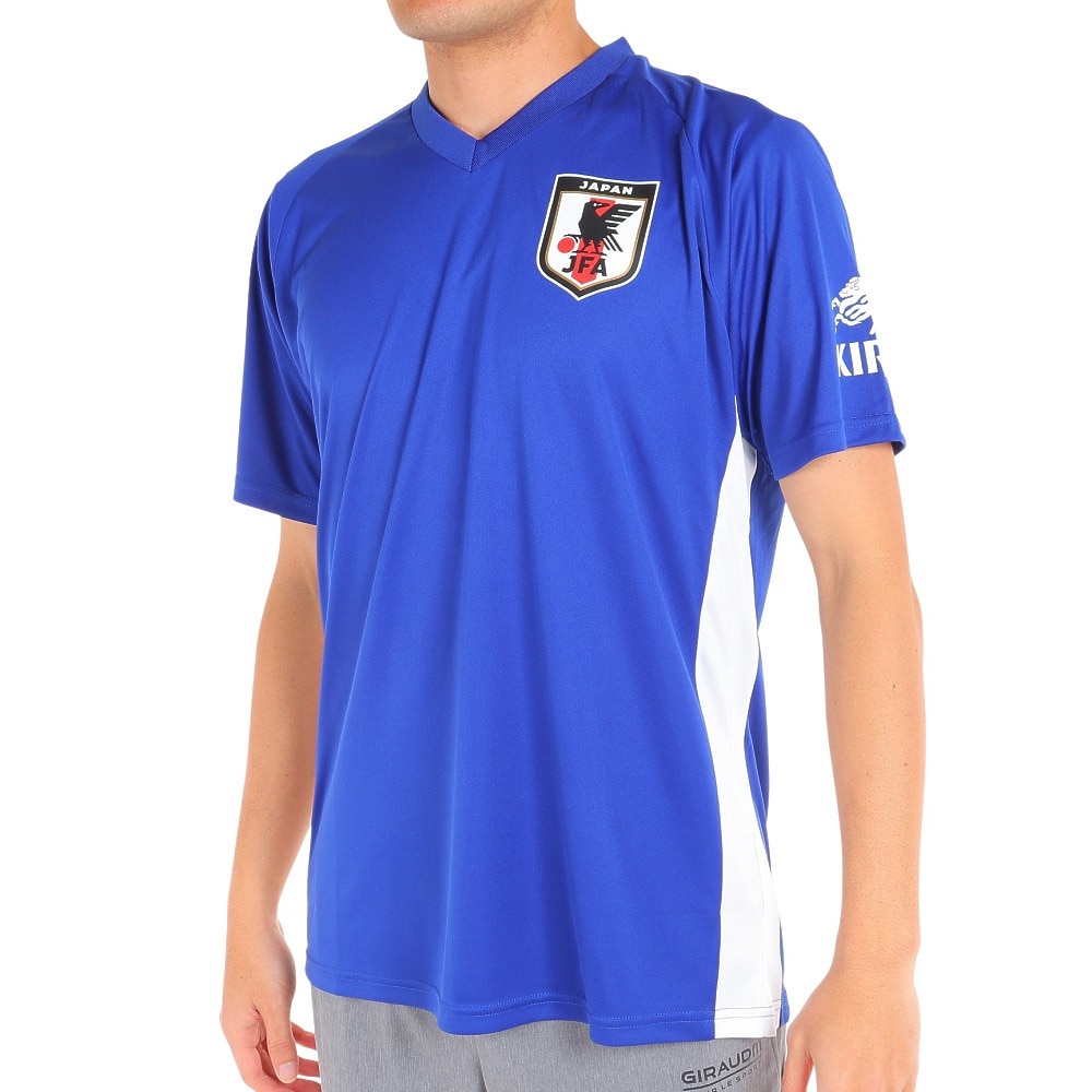 日本サッカー協会（JFA ）（メンズ、レディース）日本サッカー協会 ジェイエフエー JFA サッカー 日本代表 プレーヤーズTシャツ XLサイズ OO4-988 半袖Tシャツ