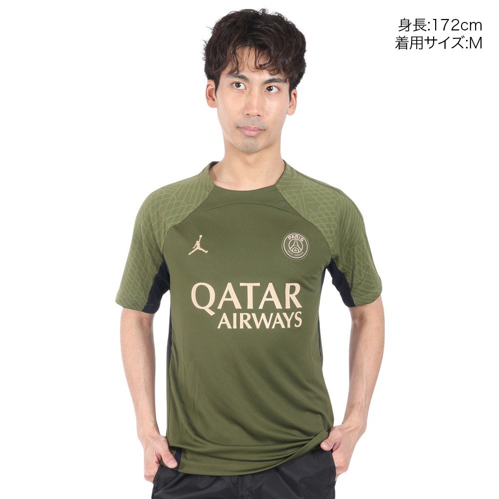 ナイキ（NIKE）（メンズ）パリ サンジェルマン ストライク フォース ドライフィット サッカートップス FD7085-327 速乾