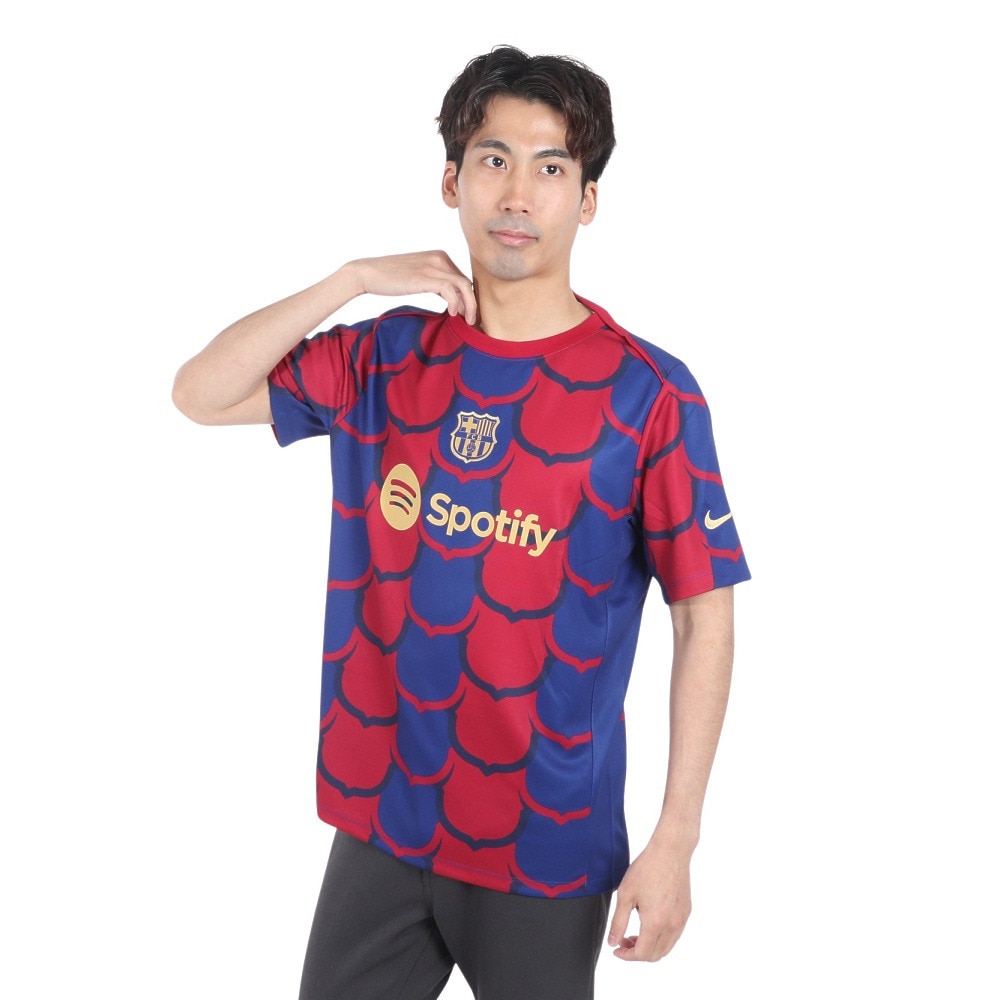 ナイキ（NIKE）（メンズ）FCバルセロナ アカデミー プロ SE ドライフィット サッカー プレマッチ トップ FJ5430-456