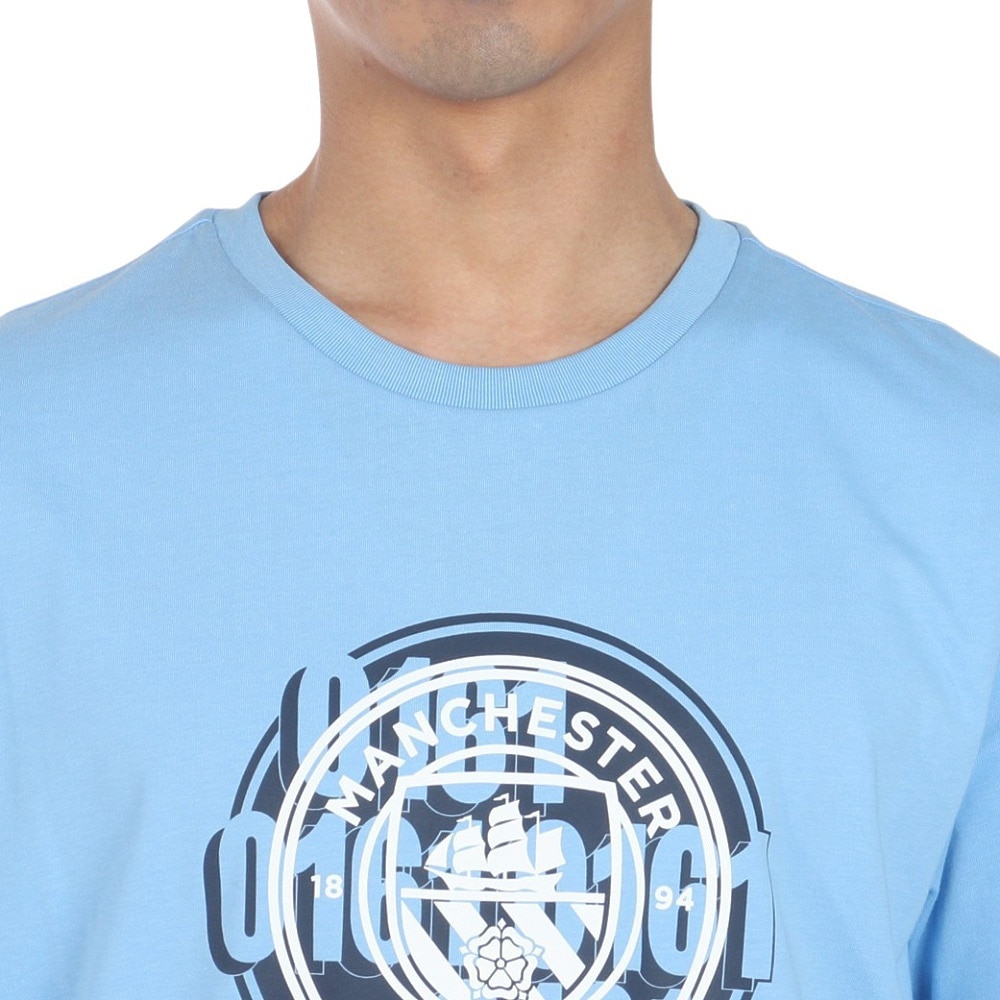 プーマ（PUMA）（メンズ）マンチェスター シティFC FTBLカルチャー 半袖 Tシャツ 77777439