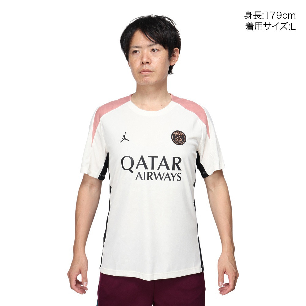 ナイキ（NIKE）（メンズ）パリ サンジェルマン ドライフィット ストライク サード サッカー ニット ショートスリーブ トップ FQ2612-111