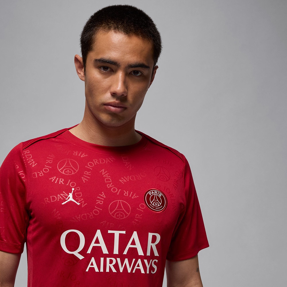 ジョーダン（JORDAN）（メンズ）パリ サンジェルマン アカデミー プロ フォース サッカー プレマッチ 半袖トップ HJ2987-659