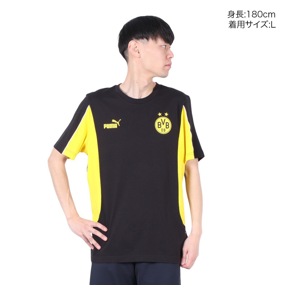プーマ（PUMA）（メンズ）BVB FTBLARCHIVE 半袖Tシャツ 77910702