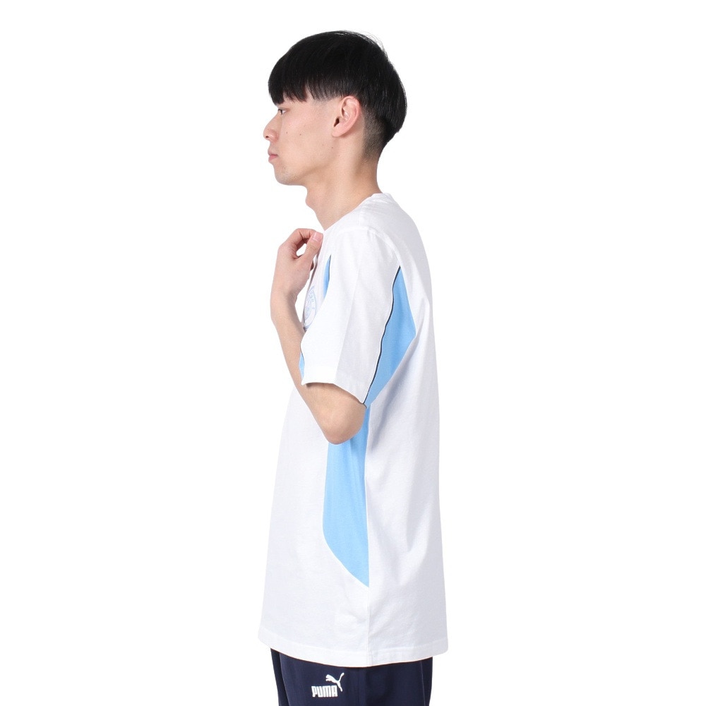 プーマ（PUMA）（メンズ、レディース）【新商品】マンチェスターシティ FC FTBLARCHIVE 半袖Tシャツ 77913066