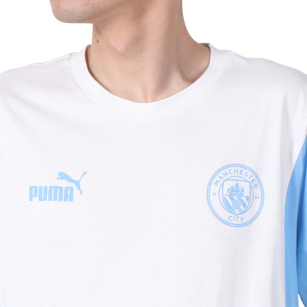 プーマ（PUMA）（メンズ、レディース）【新商品】マンチェスターシティ FC FTBLARCHIVE 半袖Tシャツ 77913066