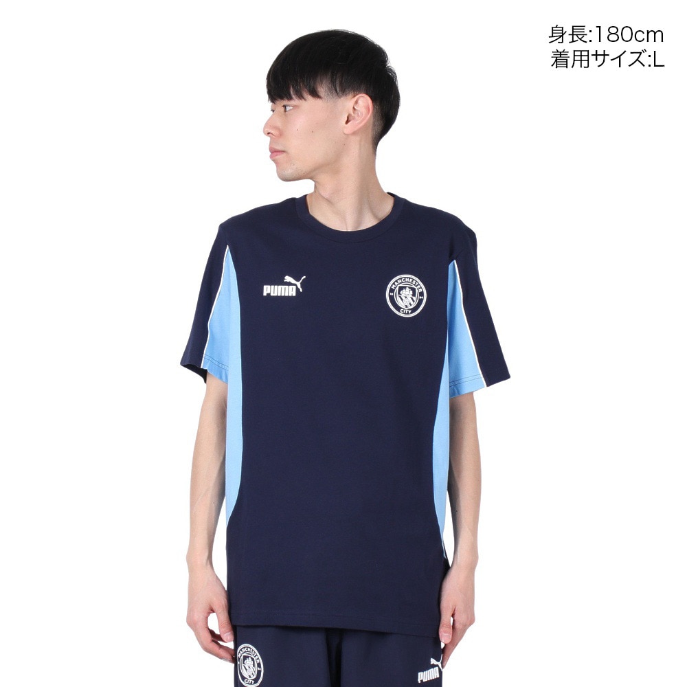 プーマ（PUMA）（メンズ、レディース）【新商品】マンチェスターシティ FC FTBLARCHIVE 半袖Tシャツ 77913073
