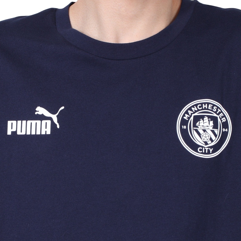 プーマ（PUMA）（メンズ、レディース）【新商品】マンチェスターシティ FC FTBLARCHIVE 半袖Tシャツ 77913073