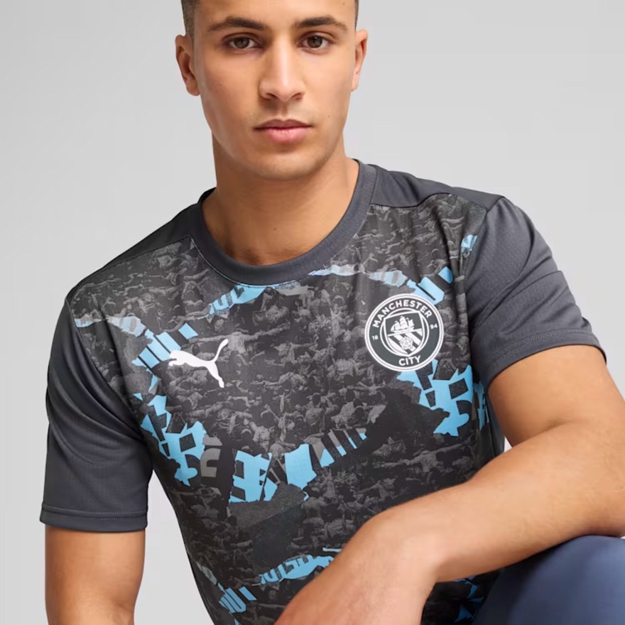 プーマ（PUMA）（メンズ）2024-25 マンチェスターシティ FC プレマッチ 半袖 シャツ 77915574